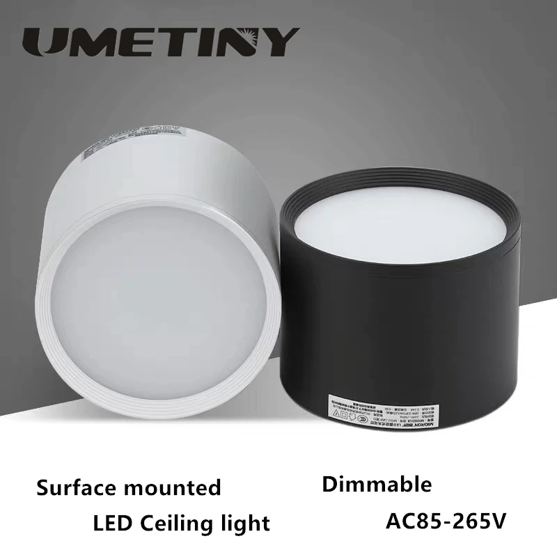 

LED Ceiling light Surface mounted Dimmable LED Downlight Ceiling lamps Cylinder 7W 12W 15W for Bedroom,Living room