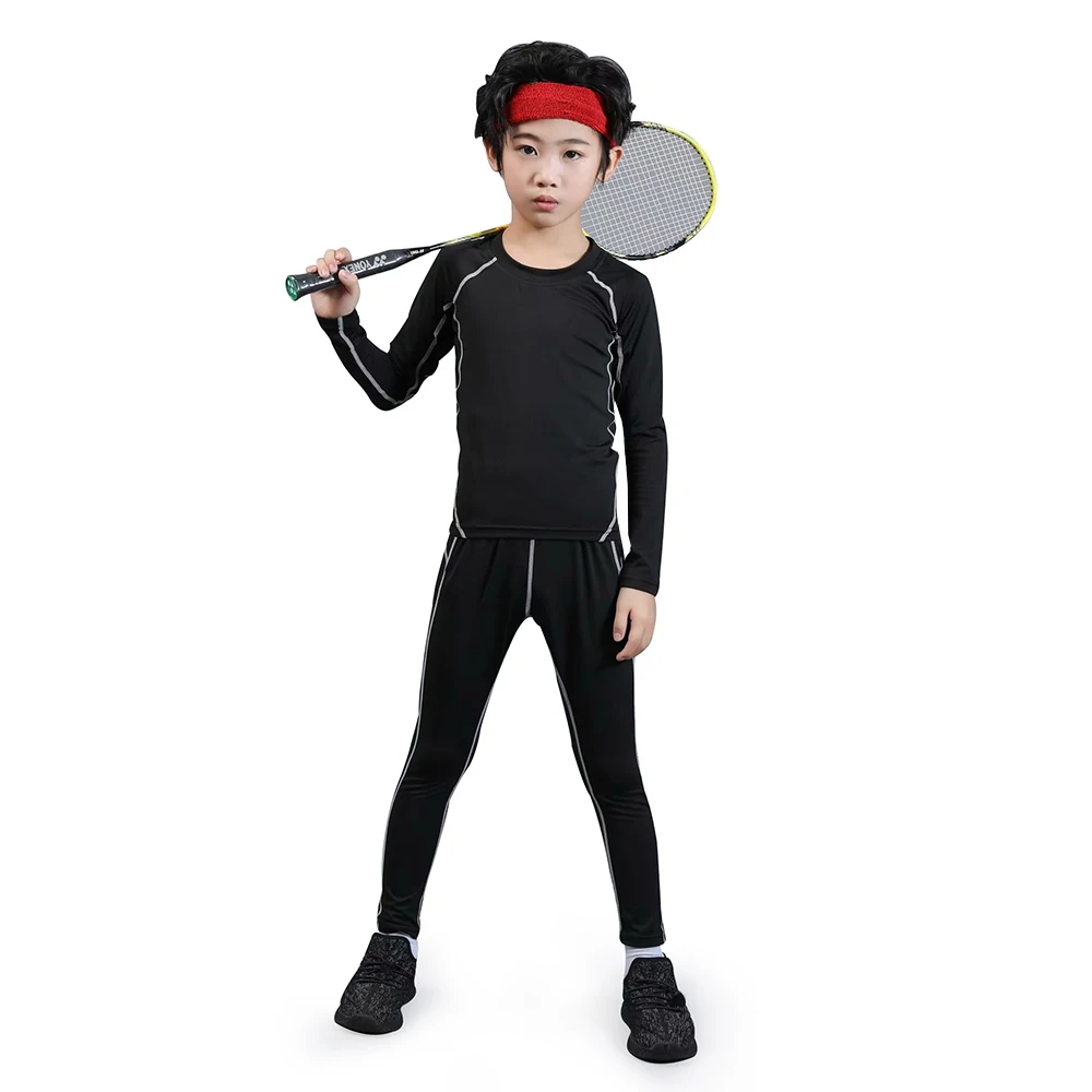 Детский комплект из 2 предметов спортивный костюм для бега детская одежда