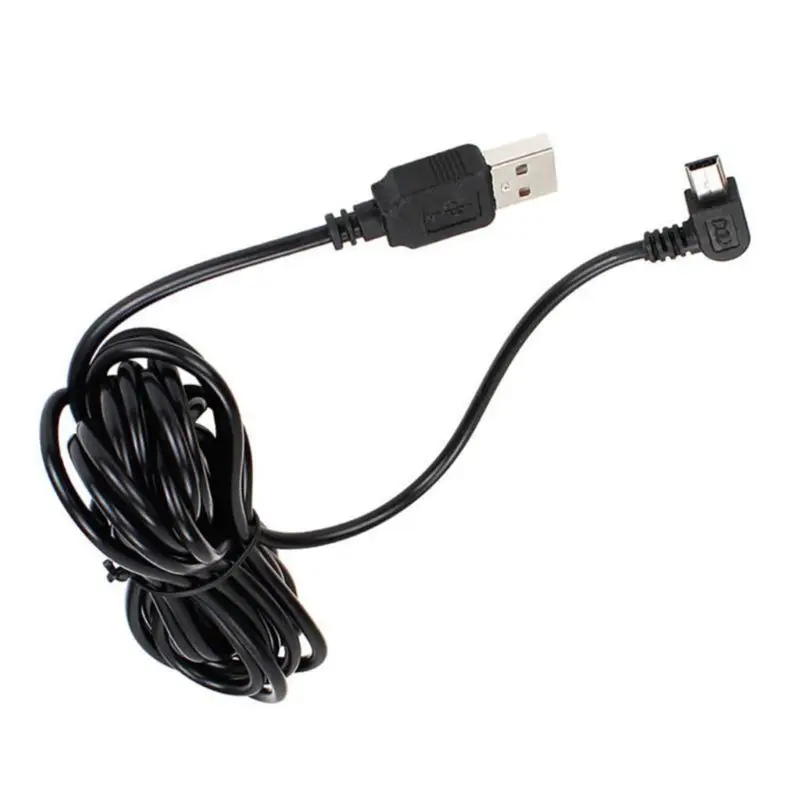 Charging Cable Car Driving Recorder 3.5M USB Charging Power Cord 3.5M USB Charging Cable To Mini 5 Pin For GPS