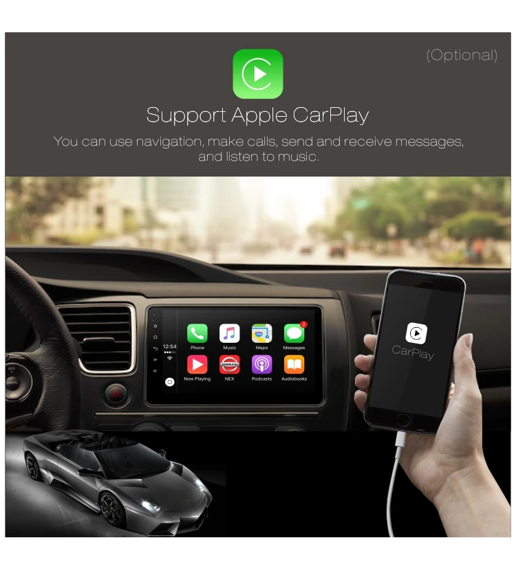 Sale Dinpei Android 9.0 Car Radio Multimedia Player For Nissan Patrol 2016-2018 GPS Navigation Carplay Android Auto 4G wifi video 9
