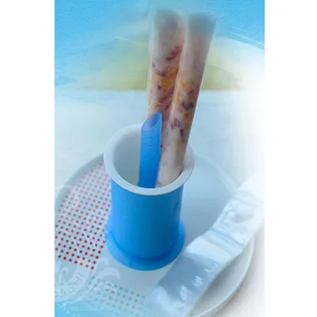 

2019 Ice Cube Mold Set Ice Cream Mold Cup DIY Ice Lolly Mould Pop Frozen Maker with Free Bags Convenient Kitchen Gadgets