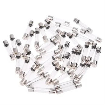 

40 Pcs Quick Fast Blow 250V 2A 4A 5A 15A Glass Tube Fuses 6x30mm
