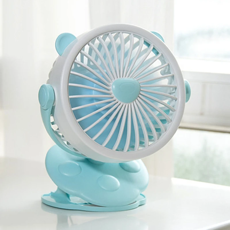 Mini Portable Clip On Fan Usb Rechargeable For Travel Stroller Outdoor Camping Baby Carriage Fan Desk Fan