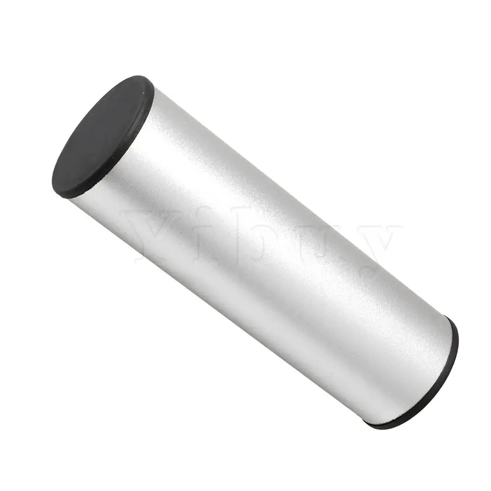 Yibuy Stainless Steel 16cm Cylinder Sand Shake Rhythm Musical Accessory Part