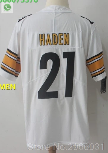 Питтсбург A++ Качественная мужская футболка для взрослых ben roethlisberger 7 Le'Veon Bell 26 Antonio коричневый 84 alejandro villanueva 78