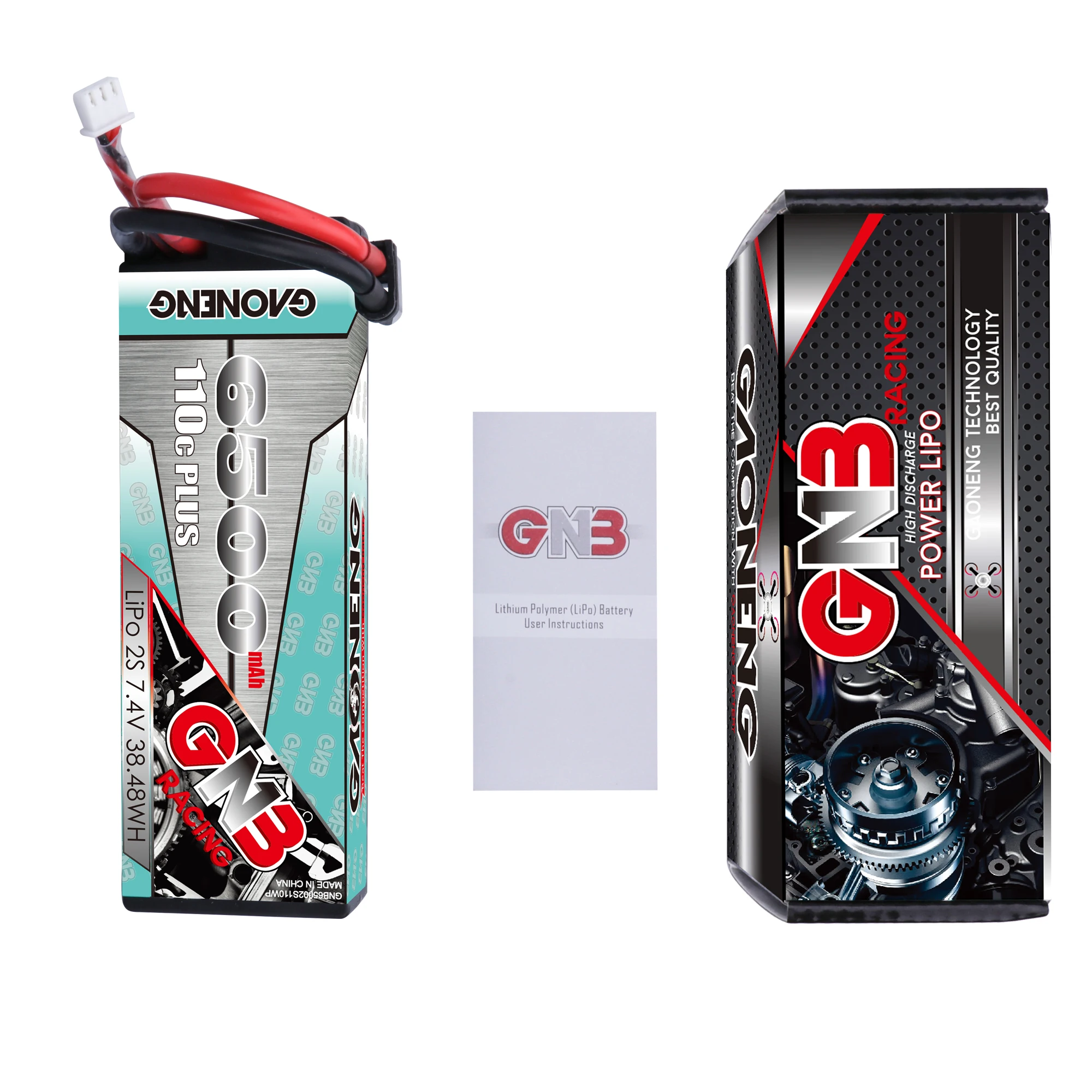 Gaoneng GNB Plus 7,4 V 6500mAh 110C 2S Lipo батарея T XT60 XT90 Разъем для RC HSP 1/8 1/10 багги RC автомобиль грузовик осевой Scx10 Гусеничный