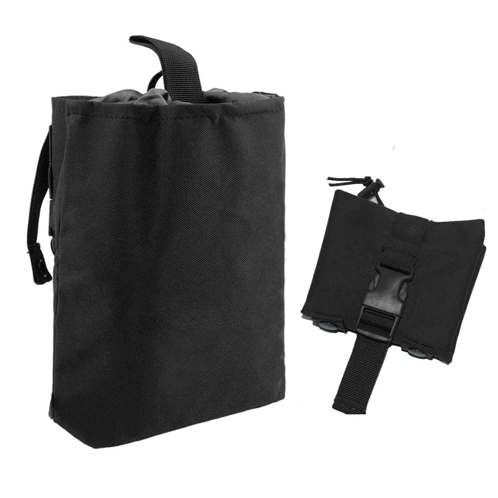 Tactical Molle Pouches Utility Magazine Mag Nylon Drop Dump Foldable Bag 