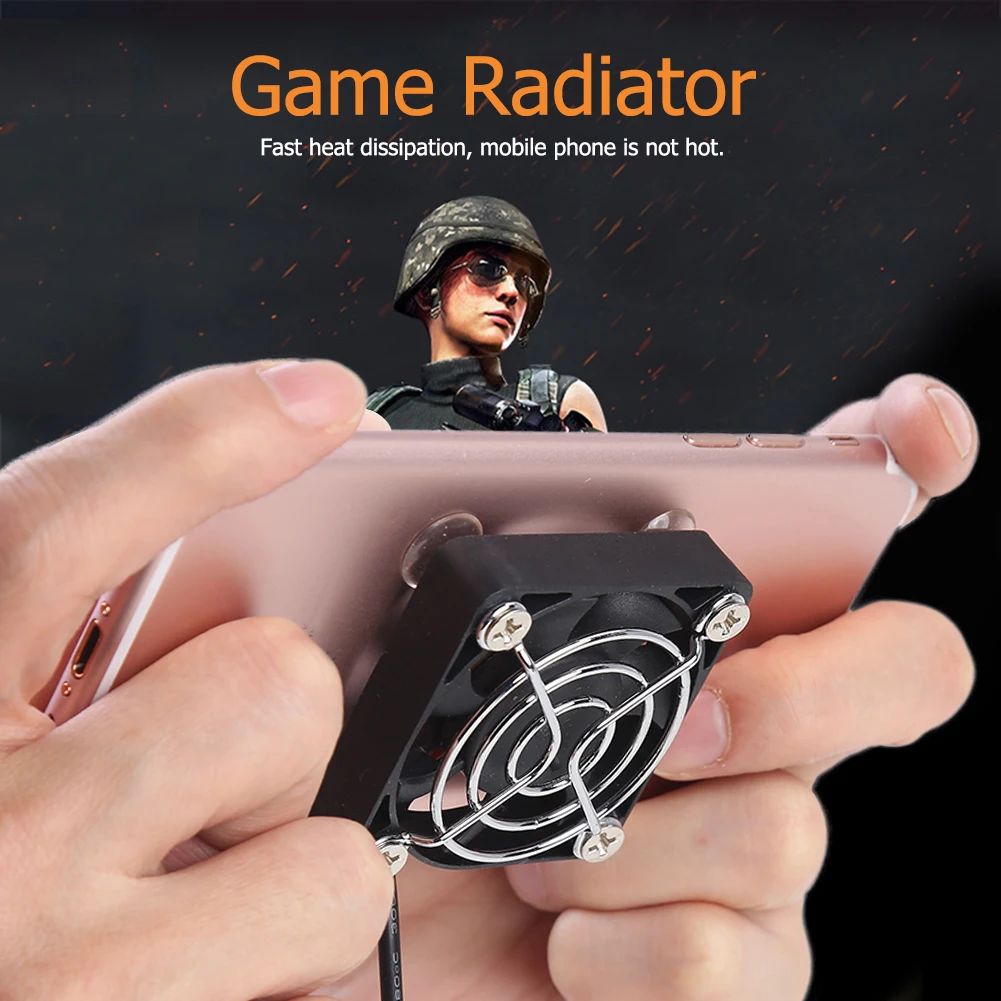 

Universal Portable Mobile Phone Cooler USB Cooling Fan for Mobile Gaming Support Dropshipping