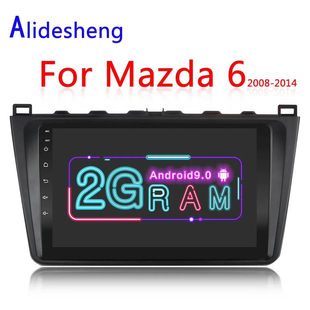 2.5D Android 9,0 автомобильное головное устройство аудио gps навигация для Mazda 6 2008 2009 2010 2011 2012 2013 Автомобильный Радио мультимедийный плеер
