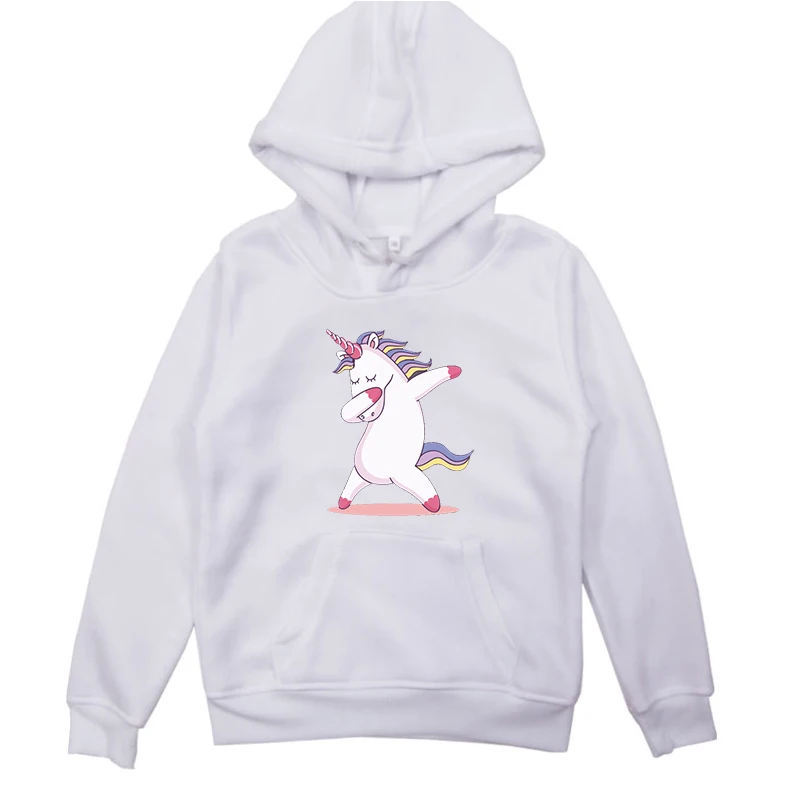 Hoodies 1 Коллекция года, зимние толстовки с принтом единорога для девочек толстовка с капюшоном для маленьких мальчиков и девочек, Толстовка для малышей Топы, одежда roupa infantil - Цвет: Hoodies 1