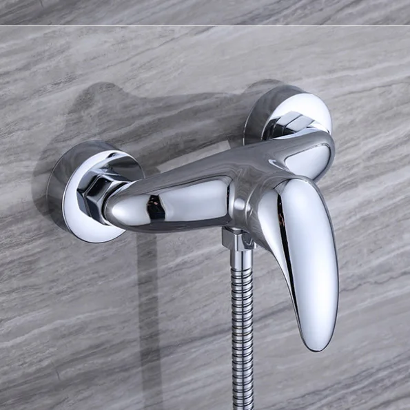 

Cold And Hot Water Faucet For Washing Machine Brass Interface Bathroom Duplex Water Mixing Valve Shower Faucet Chrome Plating
