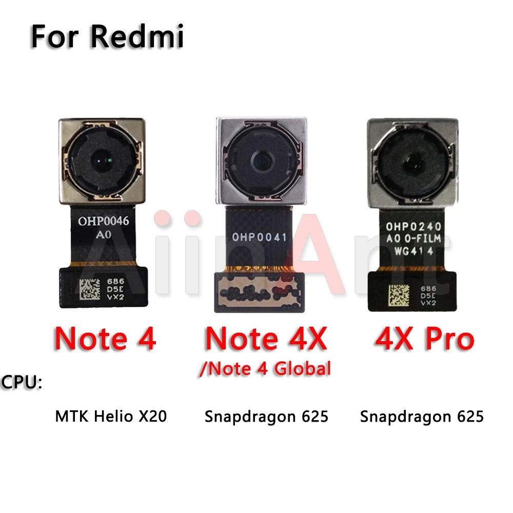 Оригинальная маленькая фронтальная камера Flex для Xiaomi Mi Redmi Note 4 4A 4X Pro Global основная