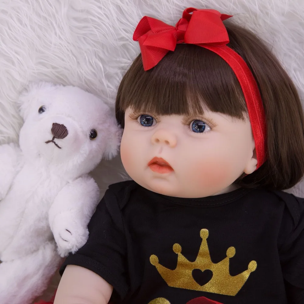 Bebe reborn 55 см все силиконовые тела Reborn baby Girl Кукла реалистичные DIY новорожденная принцесса Малыш игрушка Bonecas подарок