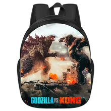 Детская школьная сумка Godzilla Vs. King Kong, мультяшный рюкзак, сумка для книг с 3d принтом, рюкзак для мальчиков, Детская сумка, вместительная сумка Детская школьная сумка Godzilla Vs. King Kong, мультяшный рюкзак, сумка для книг с 3d принтом, рюкзак для мальчиков, Детская сумка, вместительная сумка