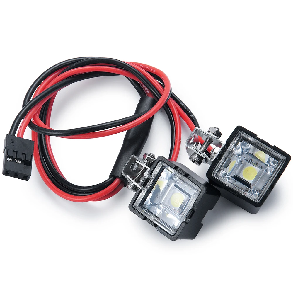 AXSPEED RC Auto LED Lichter Scheinwerfer Scheinwerfer DC 5-7,4 V für 1/10 RC Crawler TRX4 TRX6 Axial SCX10 Redcat RR10 MST Teile – Detail 8