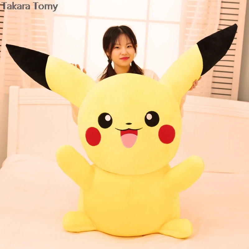 Large Pikachu Plush Toy Bikachu Doll Creative Dolls Give Birthday Gifts | Игрушки и хобби