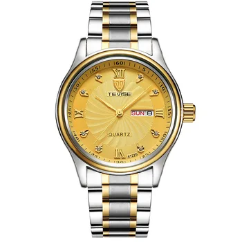 

TEVISE Switzerland Waterproof Fashion Quartz Stainless Steel Women Watches Top Brand Luxury Lovers Wristwatch Relogio Masculino