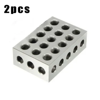 

Kit Block 1x2x3" Set Precision Matched Mill Milling Machinist 23 Holes