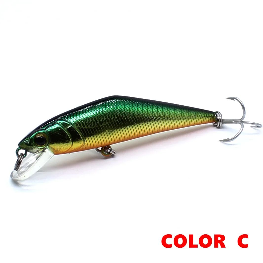 AOCLU-Harter sinkender Minnow-Köder für das Allklassen-Angeln, harter Köder, flacher flacher Körper, leicht gegossen, Inshore, Marlin fisch, 63mm, 8,0g – Detail 7