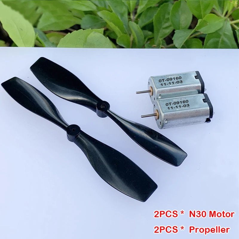 2 шт. N30 двигатель + пропеллеры DC 1 5 V 6V 3В 3 7 4 5V мини микро электродвигатели высокого