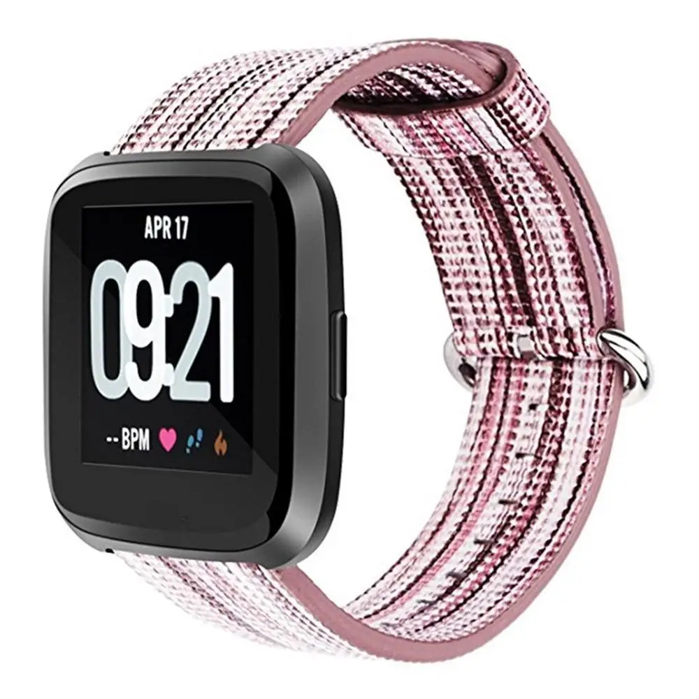 Для Fitbit Vers 2 Легкий Нейлоновый Регулируемый сменный наручный браслет спортивные умные часы с ремнем браслет долговечные аксессуары#908