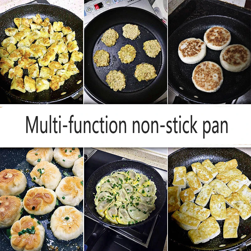 Pan Non-stick Pan No-smoke Frying Pan Small Wok Induction Cooker Universal Kitchen Pot Non Stick Pan Kitchen Pots Cookware Pans
