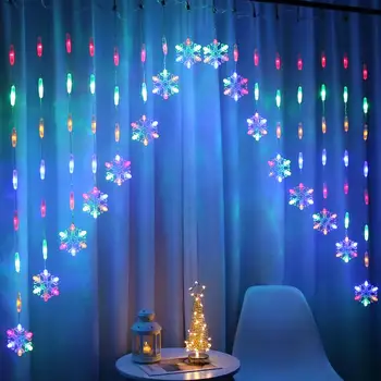 

FENGRISE Christmas Door Curtain Light Merry Christmas Decoration for Home Xmas Pendant Noel Navidad 2020 Happy New Year 2021