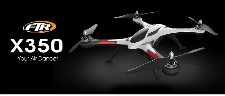 XK STUNT X350 4CH 6-Axis Gyro 3D 6G Mode RC Quadcopter RTF 2.4GHz 