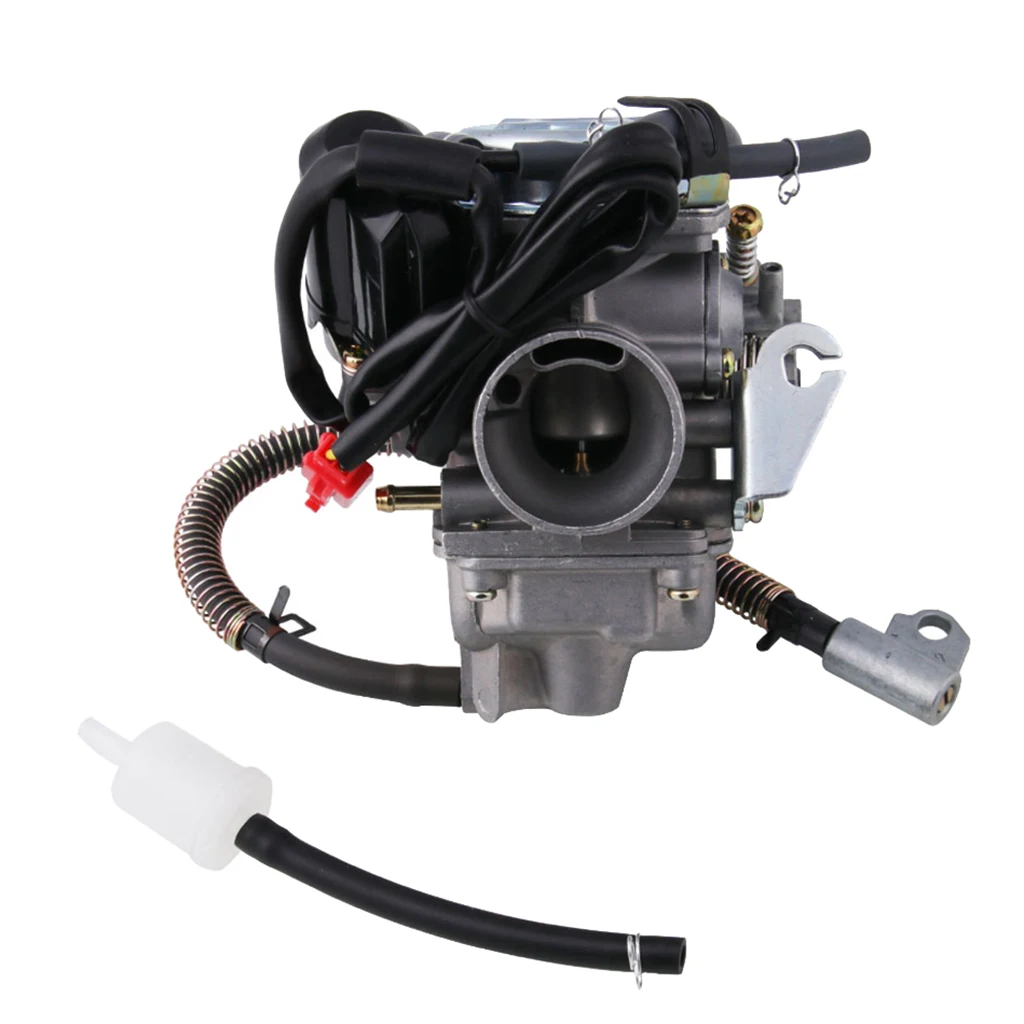 24mm Carburetor Carb Assembly Fit for GY6 125CC 150cc Scooters ATVs Go Karts