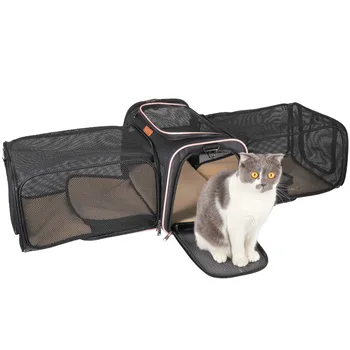 

The new multifunctional cat and dog travel messenger shoulder bag pet bag pet out portable cat bag
