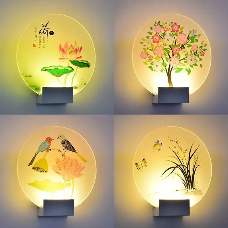 Techo Colgante современная лампа зеркальная лампа Murale Led Lampara De Interior Wandlamp спальня Aplique Luz Pared настенный светильник