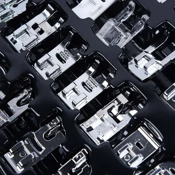 

Domestic Sewing Machine Low Shank Foot Presser Adapter For Brother Janome 42Pcs