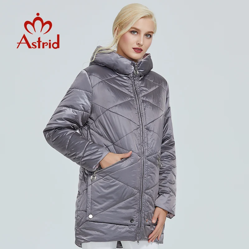 Winter Jacket Clothing Women Parka AM-2090 Astrid Cap-Design Waterproof Cotton Fabric