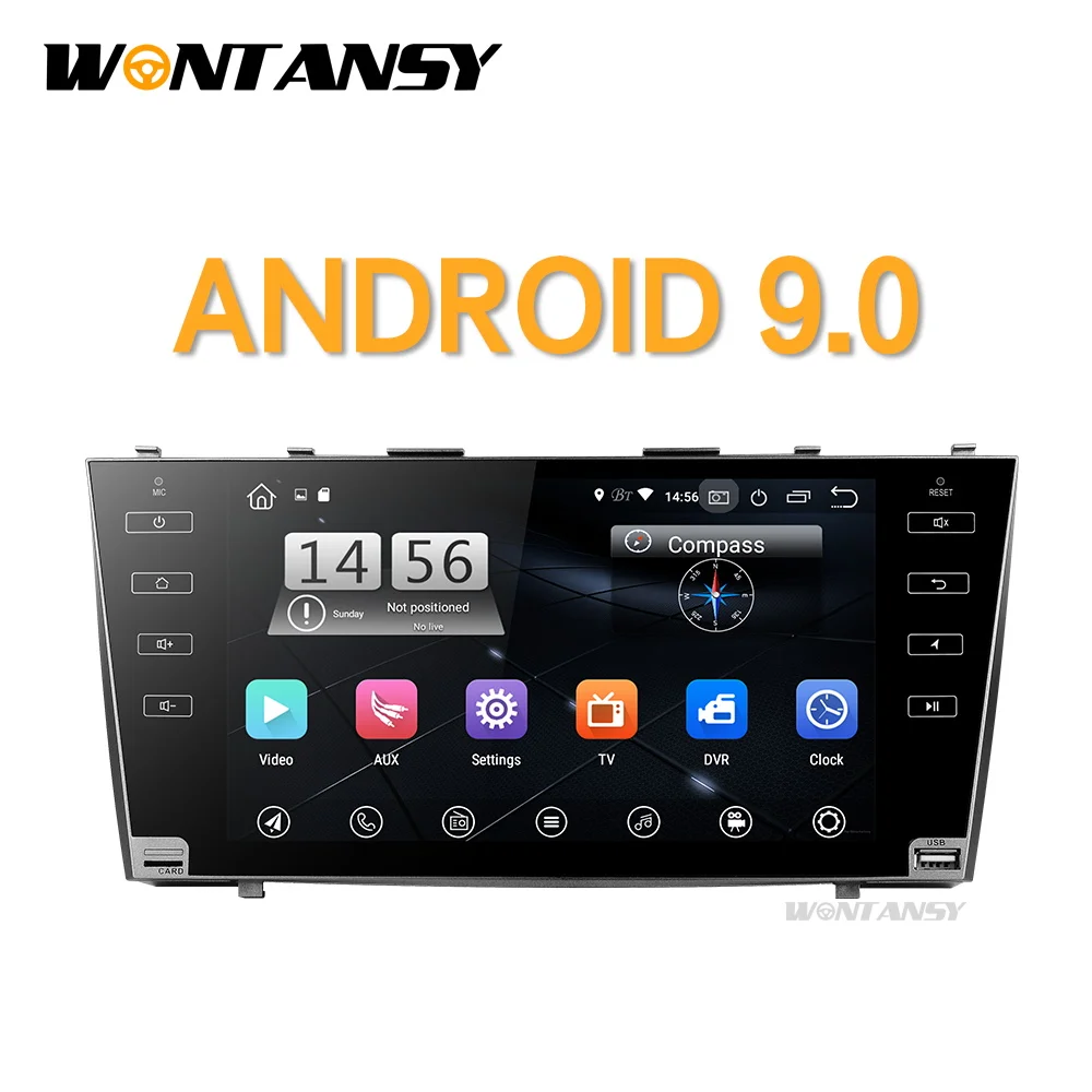 2008-2011 год PX30 1024*600 android 9,0 автомобильный gps-навигатор 4g WiFi радио автомобильный медиаплеер автомобильный dvd для Toyota camry