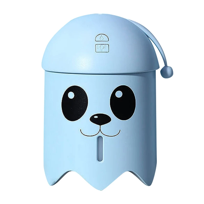 Blue 360 мл Модный летний портативный Usb милый питомец 3 в 1 увлажнитель воздуха мини-увлажнитель с котом из мультфильма светодиодный светильник - Цвет: Blue