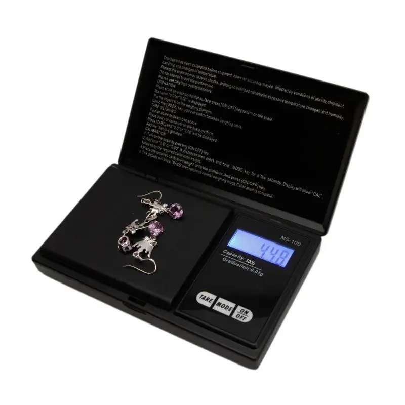 

Digital 500g 0.1g Gram Scale Portable Practical Durable Multi-function Electric LCD Display Scale for Kitchen Jewelry Drug