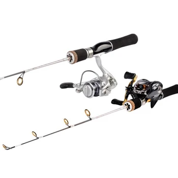 

Ice Fishing Rod Winter Mini Fishing Rod Metal Fishing Reels Mini Telescopic Carbon Fishing Reel Spinning Casting Rod Pole Sets T