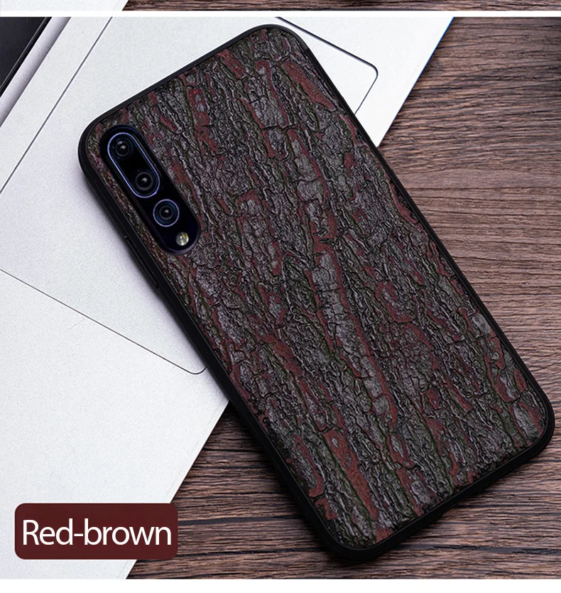 Чехол для телефона huawei P20 P30 lite mate 10 20 Pro lite Y9 P smart из воловьей кожи с текстурой коры для Honor 8 8X9X10 20 чехол
