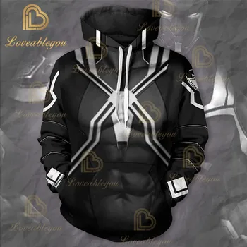 

The Movie Avengers Superhero New Venom Sweatshirts Hoodies and Jackets Men and Women 3D Print Top Selling Streetwear Costume