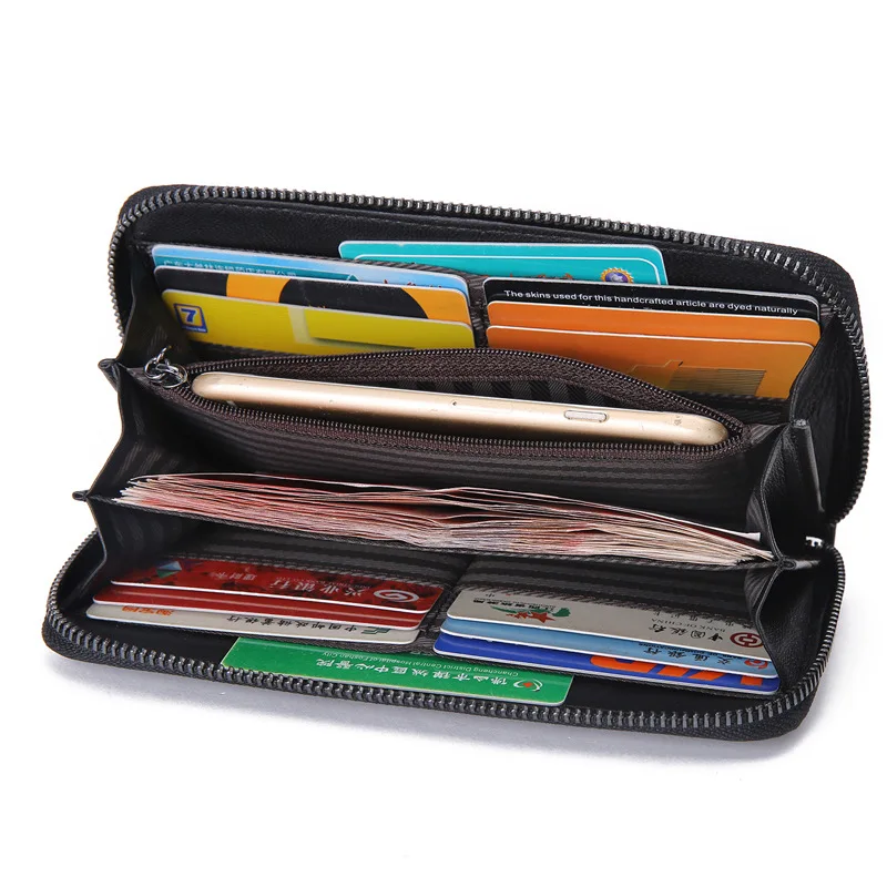 

Korean-style Fashion Woven Pattern Sheepskin Women's Wallet Clutch Leather Wallet