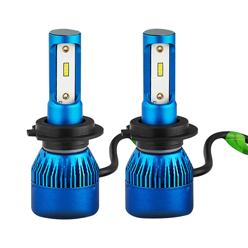 CARCTR 2 шт. H4 Led H9 H8 H11 H7 светодиодный автомобильный светильник авто светильник s 9005 9006 880 881 H27 автомобилей головной светильник лампы 6500K 8000LM 36 Вт светодиодные фары