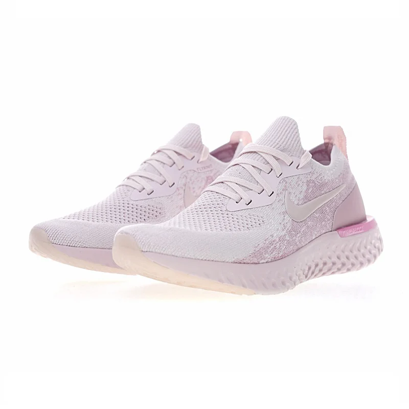 Оригинальные кроссовки NIKE EPIC REACT FLYKNIT Для женщин кроссовки модные светильник удобные кроссовки амортизация анти-скольжения прочный AQ0070-600