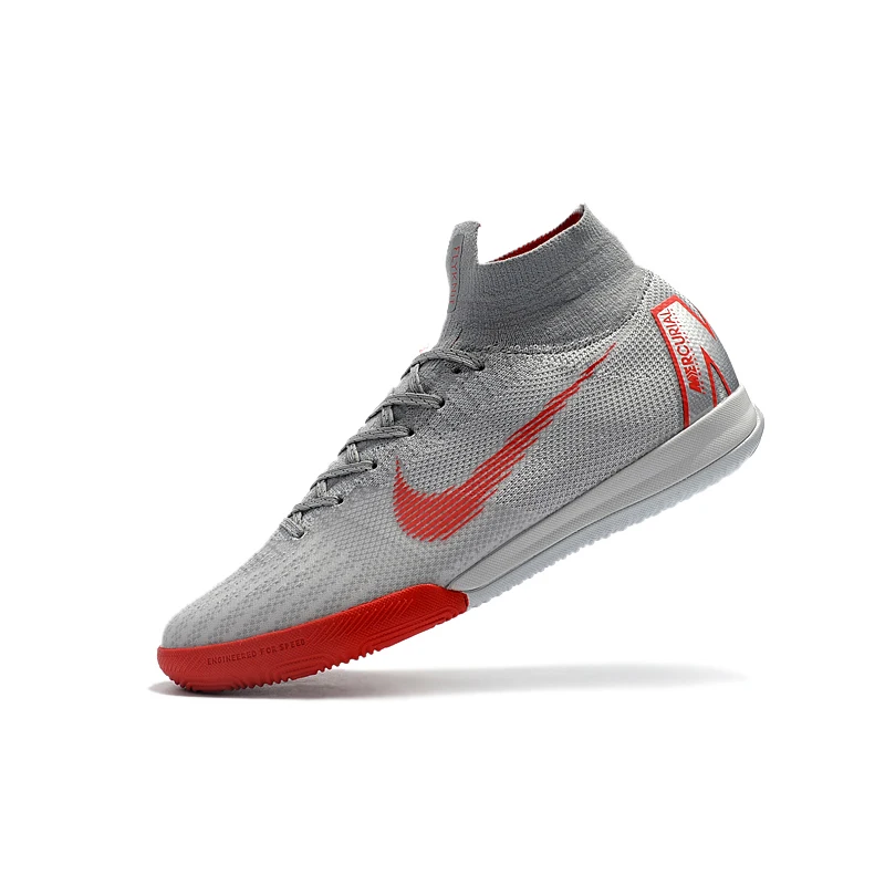 Nike assassin Twelve Generation трикотажные летающие линии Huailong MD на плоской подошве футбольные бутсы SuperflyX 6 Elite IC 39-45