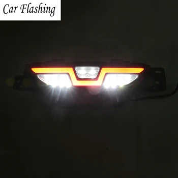 

2PCS led rear bumper light for Toyota CHR 2016 2017 2018 2019 driving lamp brake light reverse light 3 functions warning light