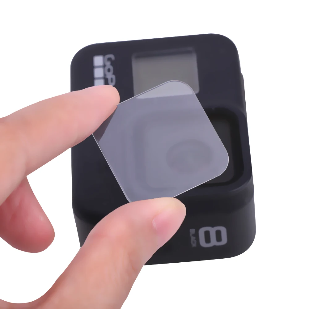 Для GoPro Hero 8 черный комплект защитной пленки из закаленного Стекло Объектив Передняя и задняя панели Экран протектор
