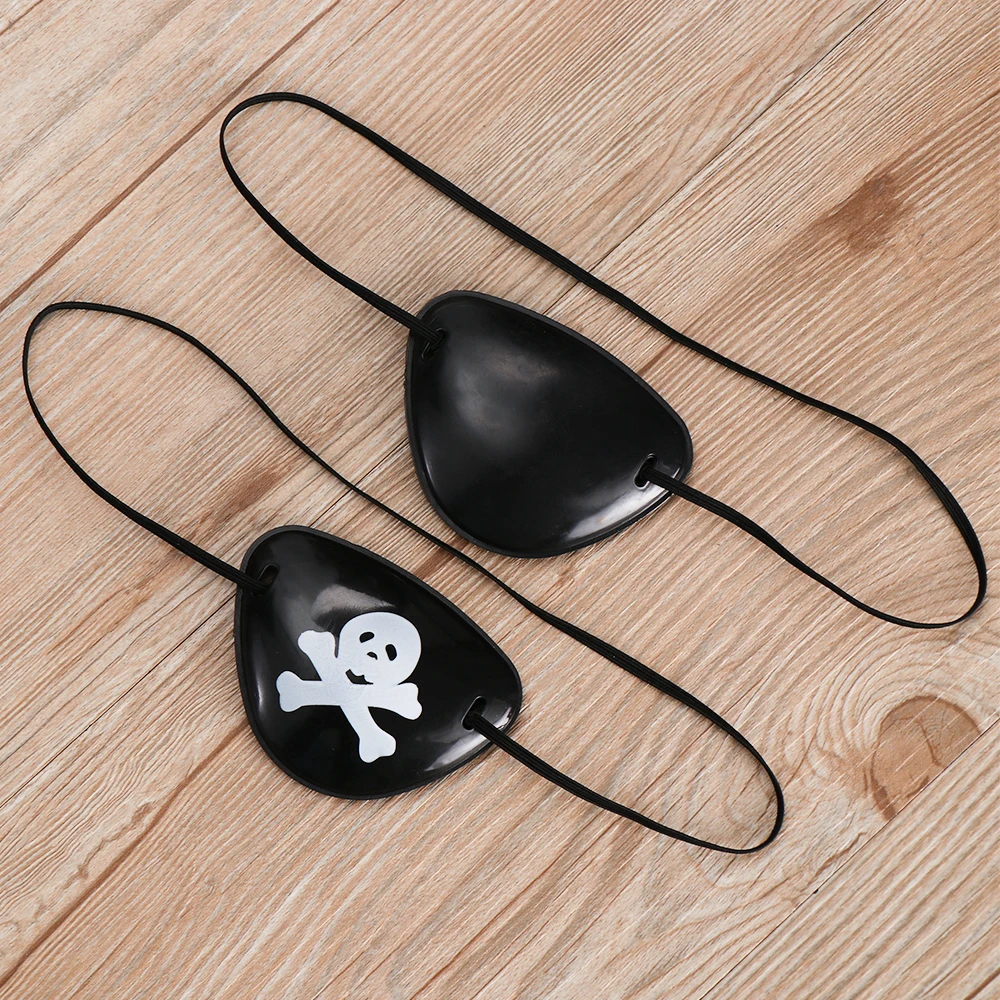 1 шт. горячая Распродажа Пиратская глазная повязка с гибкой веревкой для рождественского костюма на Хэллоуин детская игрушка пиратский Одноглазый Хэллоуин DIY украшения
