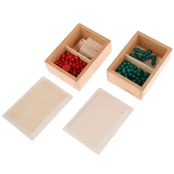 

Montessori Mathematics Multiplication Division Board Math Plate Teaching Early Learning Educational Toys For Kids 72XC