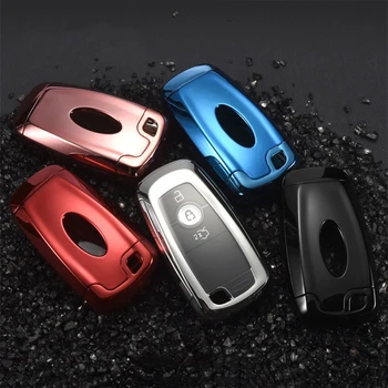 

Hard TPU Full Cover Car Smart Key Case For Ford Fusion Mustang Explorer F150 F250 F350 EcoSport Edge S-MAX Ranger Lincoln Mondeo
