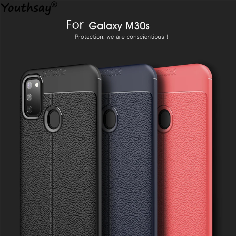 Чехол для samsung Galaxy M30s, мягкий силиконовый роскошный кожаный чехол для samsung Galaxy M30s, чехол для samsung M30s, чехол 6," Youthsay