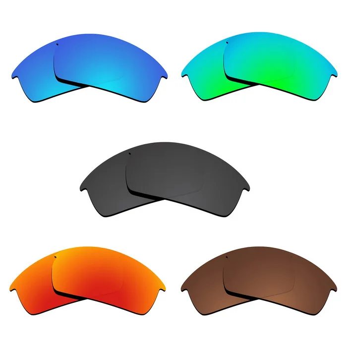 5 Pairs Packed Glintbay 5 пар поляризованных солнцезащитных очков Замена линзы для Окли Bottlecap-5 цвета - Цвет линз: 5 Pairs Packed